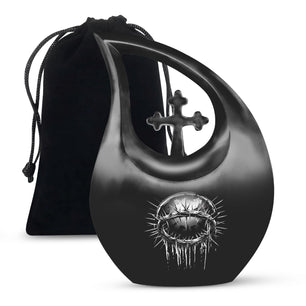 Catholic Keepsake For Ashes Funeral, Ashes Memorial Urn