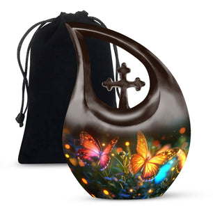 Teardrop Shaped  Large Urn 10 Inch