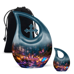 Teardrop Shaped  Large Urn With 1 Keepsake