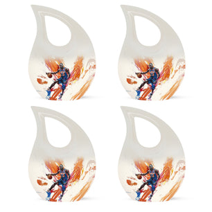 Basketball Metal Urns For Human Ashes Funeral, Ashes Cremation Urn