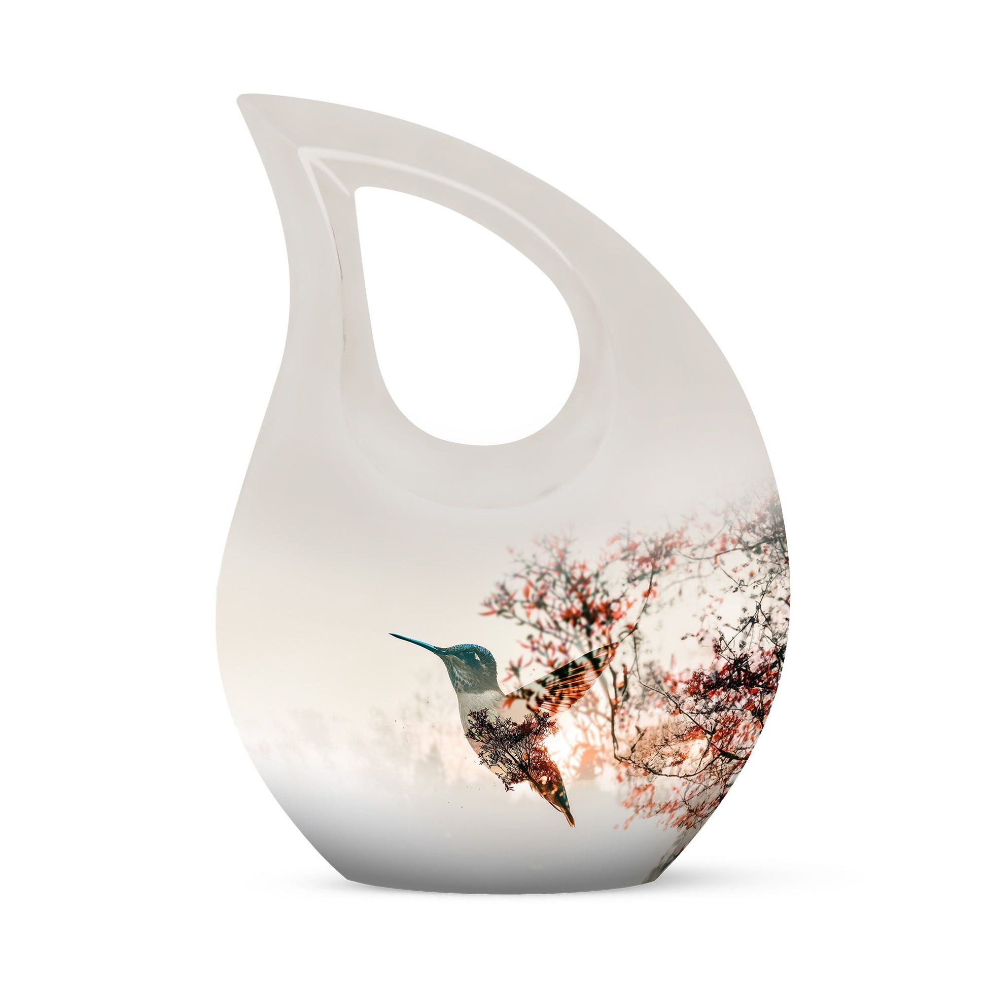 Humming Bird Small Urn For Human Ashes Funeral, Ashes Cremation Urn