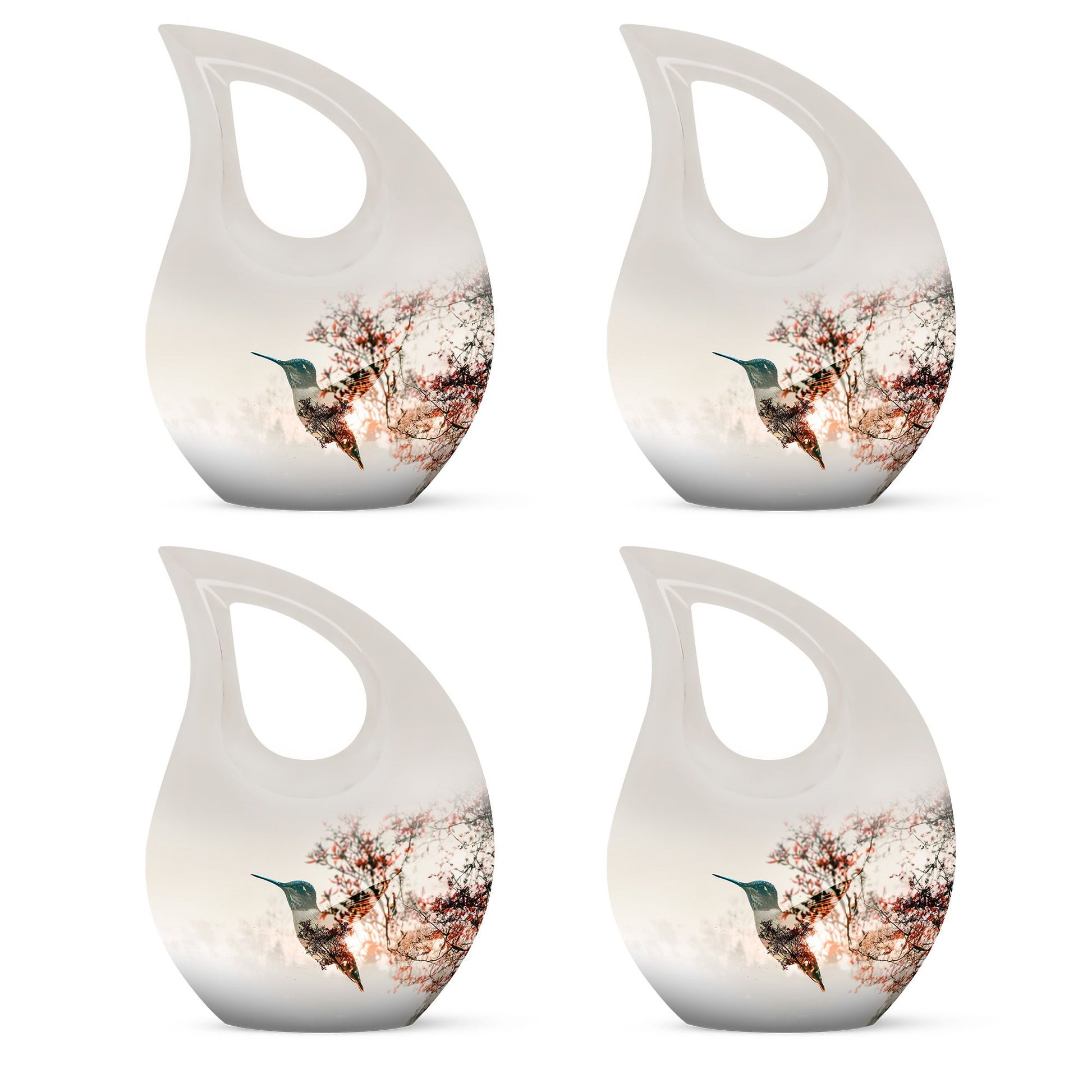 Humming Bird Small Urn For Human Ashes Funeral, Ashes Cremation Urn