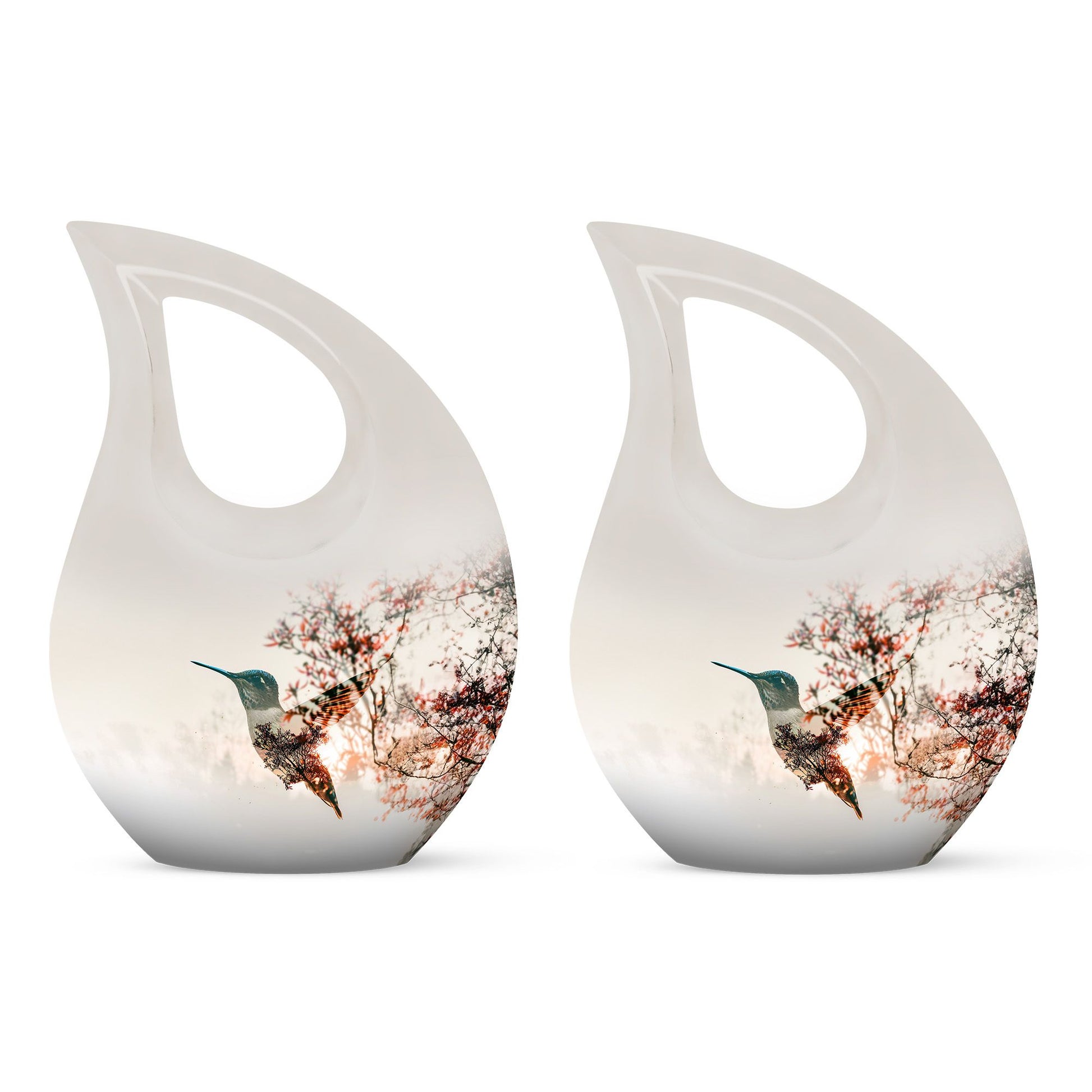 Humming Bird Small Urn For Human Ashes Funeral, Ashes Cremation Urn