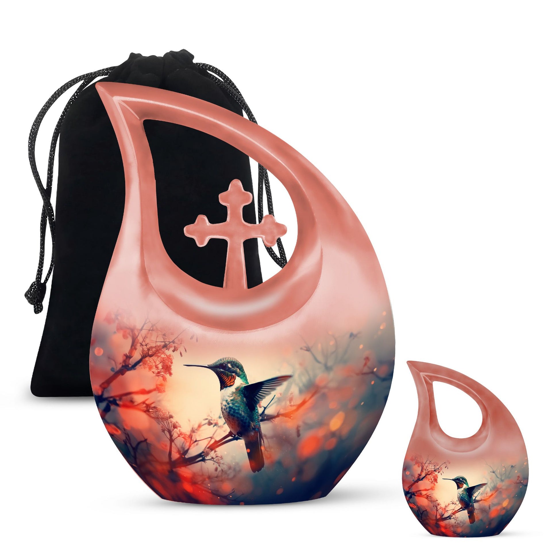 Humming Bird Cremation Urns For Burial Large Funeral, Ashes Urn