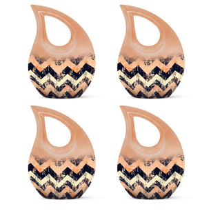 Pattern Adult Male Urn For Ashes Large Teardrop, Heart Urn For Ashes