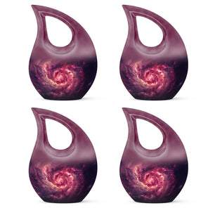 Galaxy Urns For Adult Male Dad Teardrop, Heart Cremation Urn