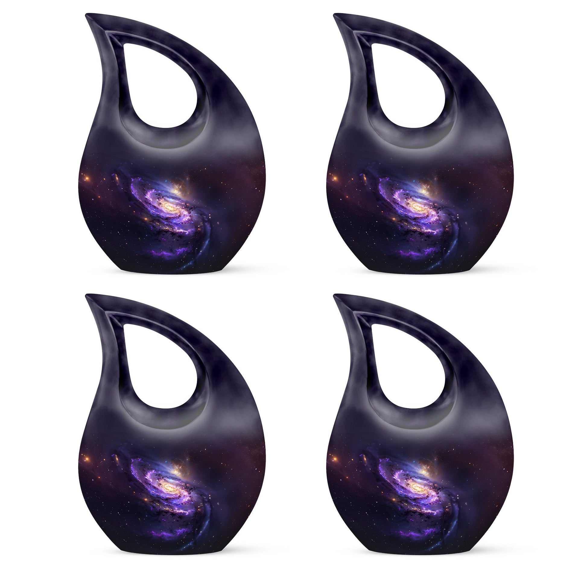 Galaxy Adult Cremation Urns Teardrop, Heart Shape Urn
