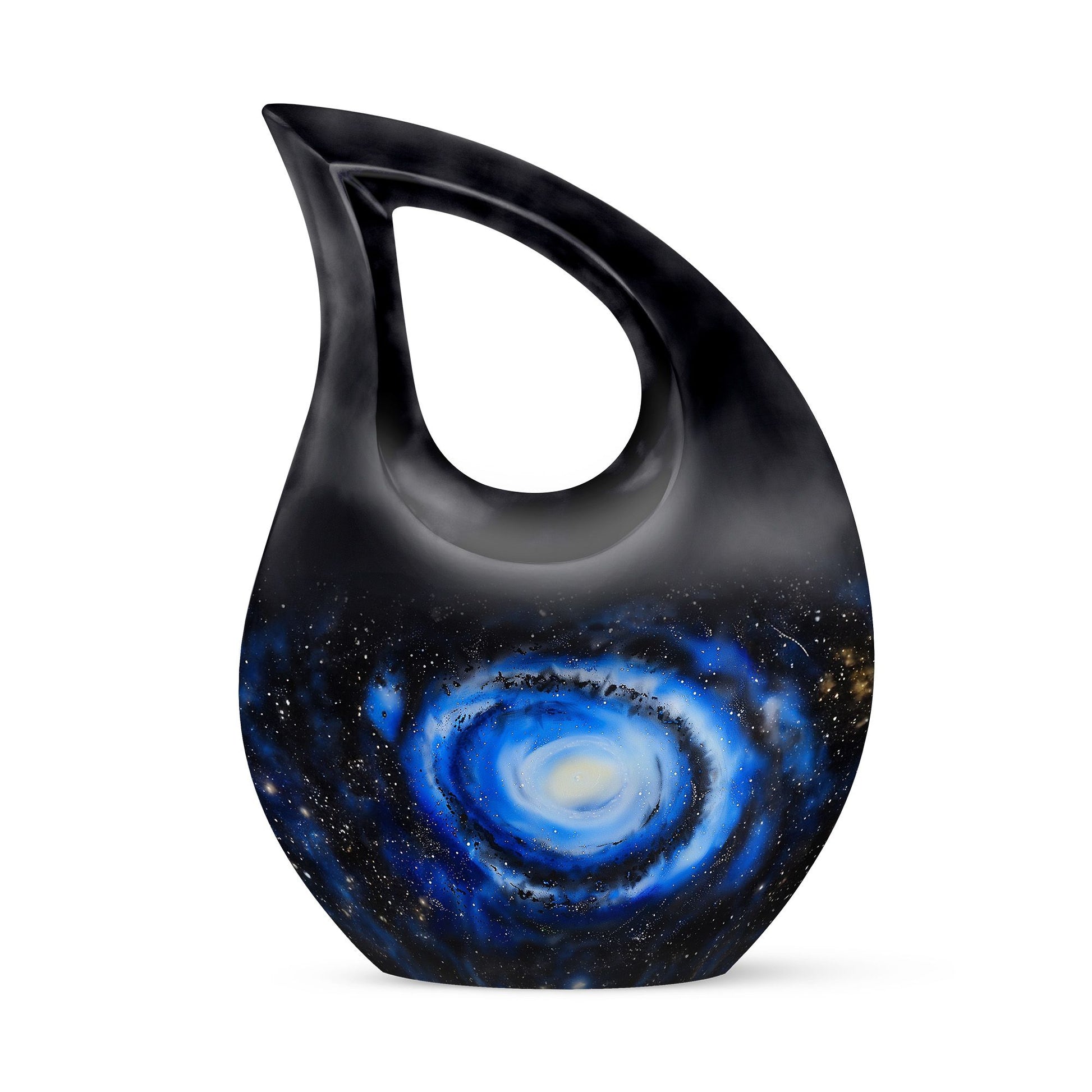 Galaxy Cremation Urns For Ashes Teardrop, Heart Cremation Urn