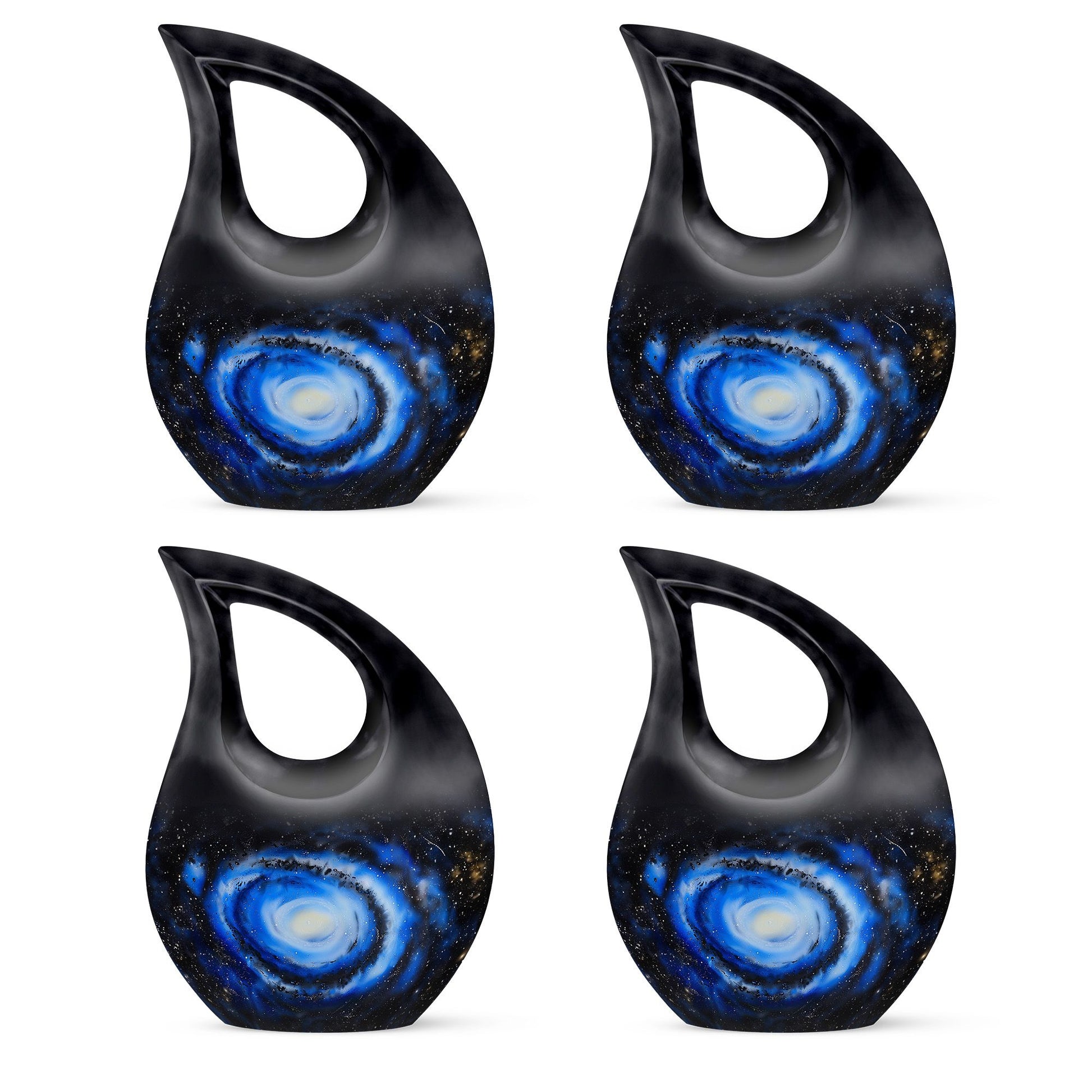 Galaxy Customized Urns For Human Ashes Teardrop, Heart Urn