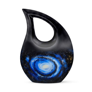 Galaxy Customized Urns For Human Ashes Teardrop, Heart Urn