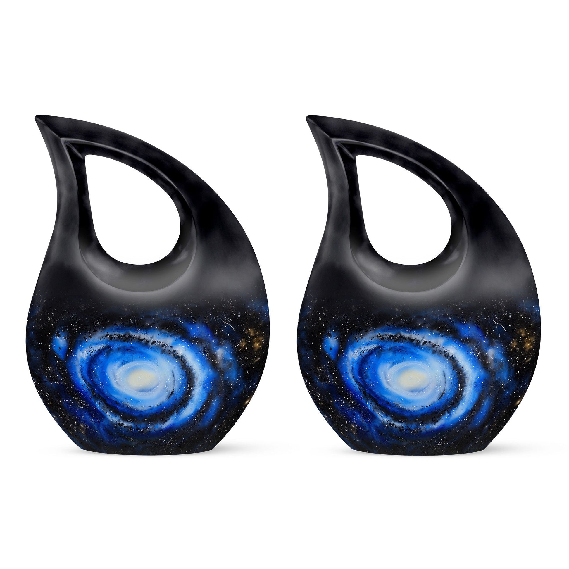 Galaxy Customized Urns For Human Ashes Teardrop, Heart Urn