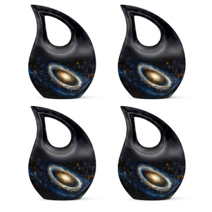 Galaxy Medium Urn For Ashes Teardrop, Heart Cremation Urn