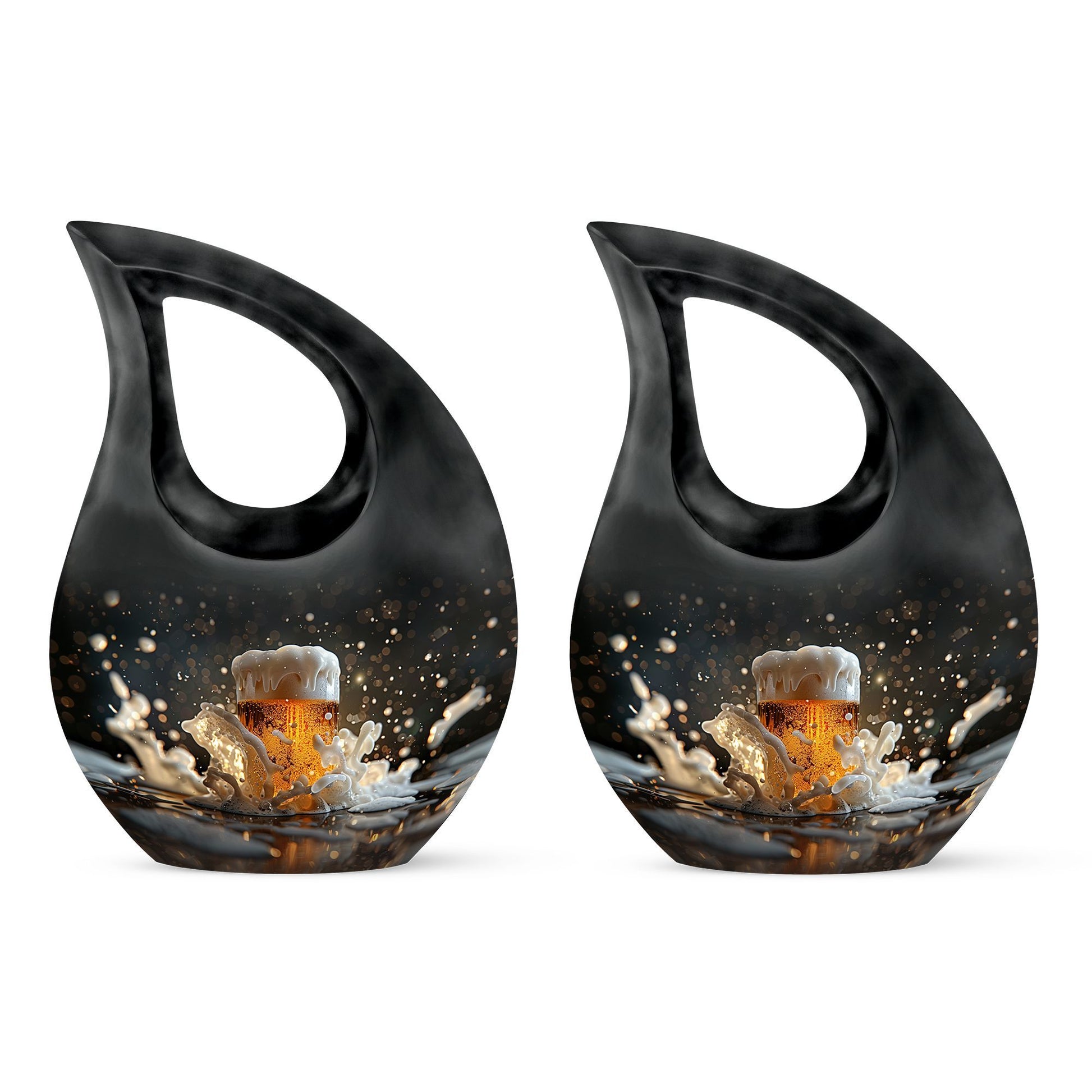 Teardrop Shaped  Keepsake Set of 2