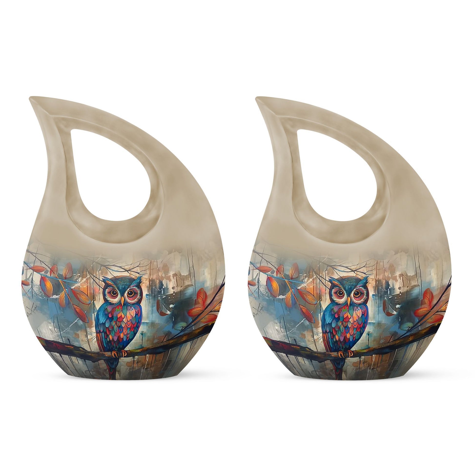 Teardrop Shaped  Keepsake Set of 2