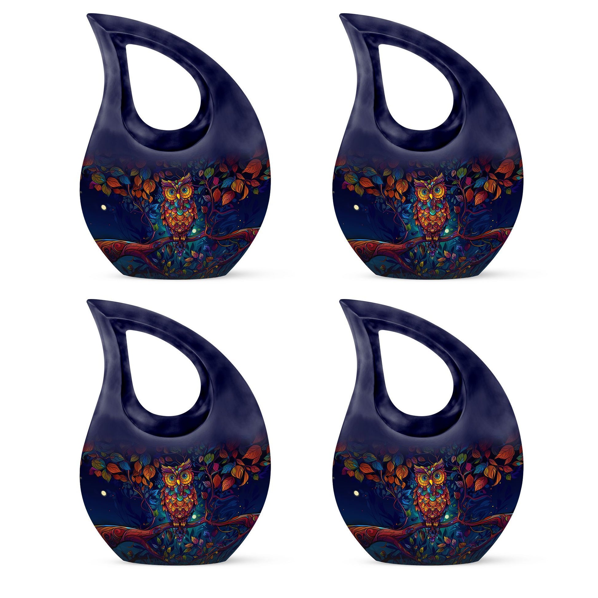 Teardrop Shaped  Keepsake Set of 4