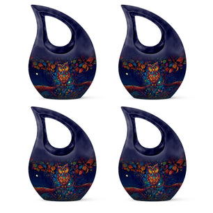 Teardrop Shaped  Keepsake Set of 4
