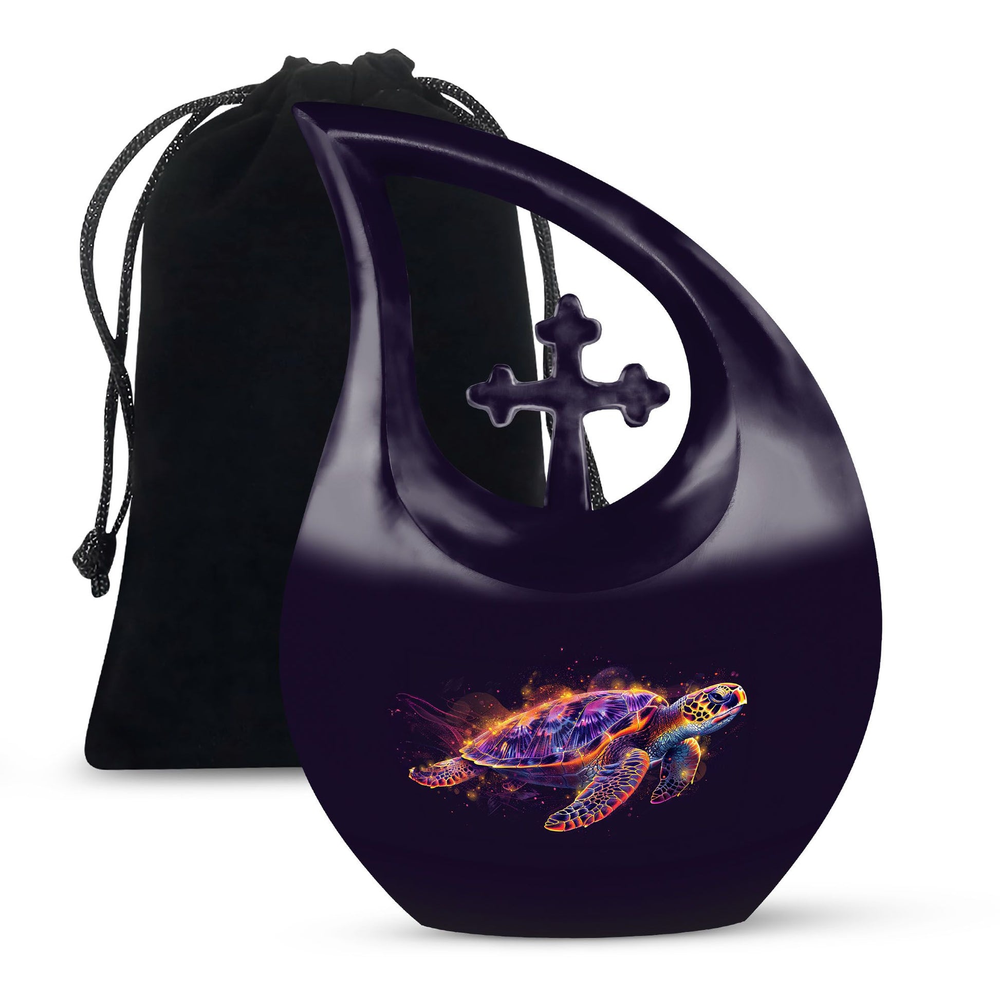 Teardrop Shaped  Large Urn 10 Inch