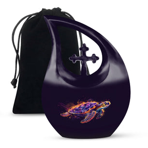 Teardrop Shaped  Large Urn 10 Inch