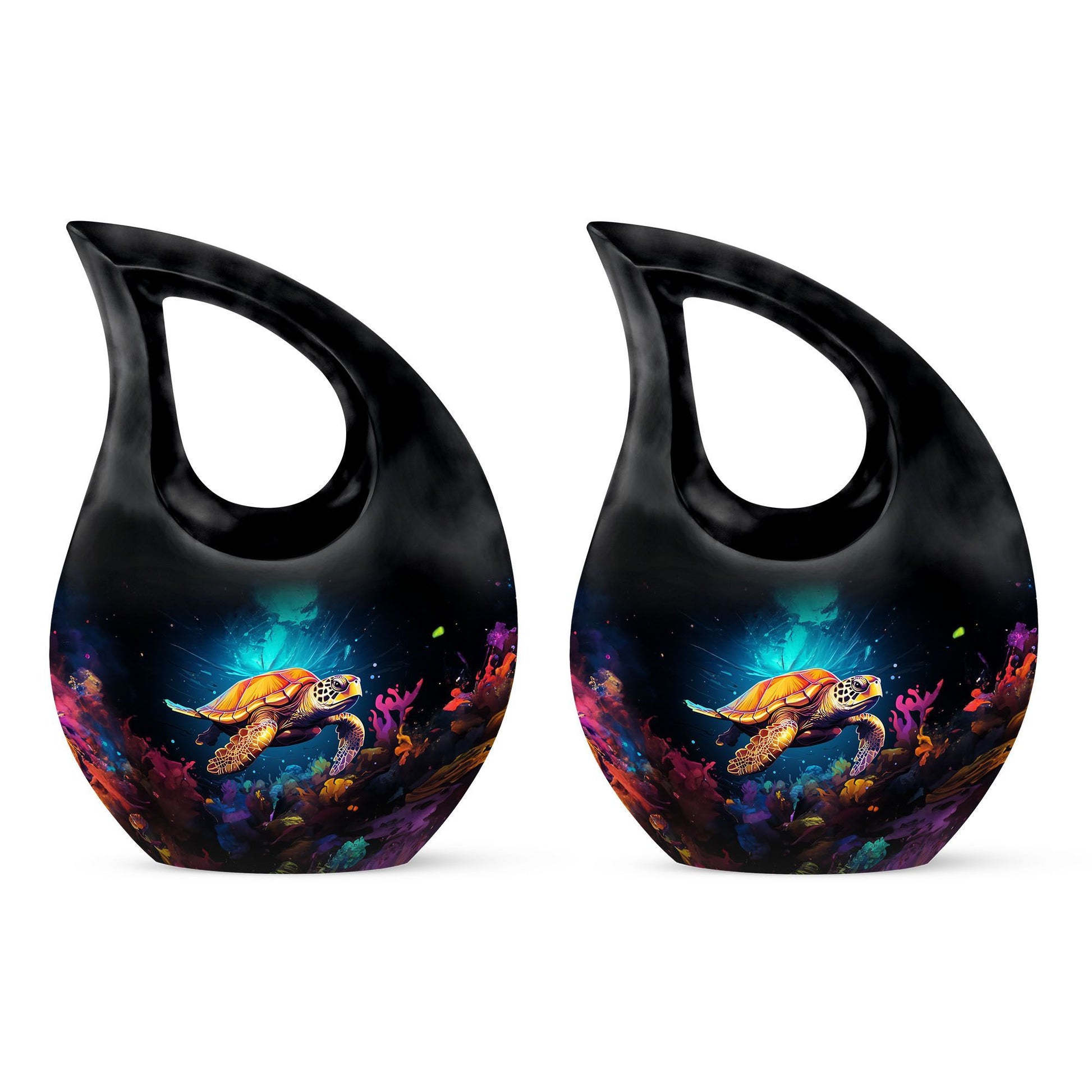 Teardrop Shaped  Keepsake Set of 2