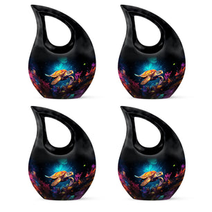 Teardrop Shaped  Keepsake Set of 4