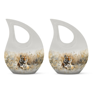 Teardrop Shaped  Keepsake Set of 2