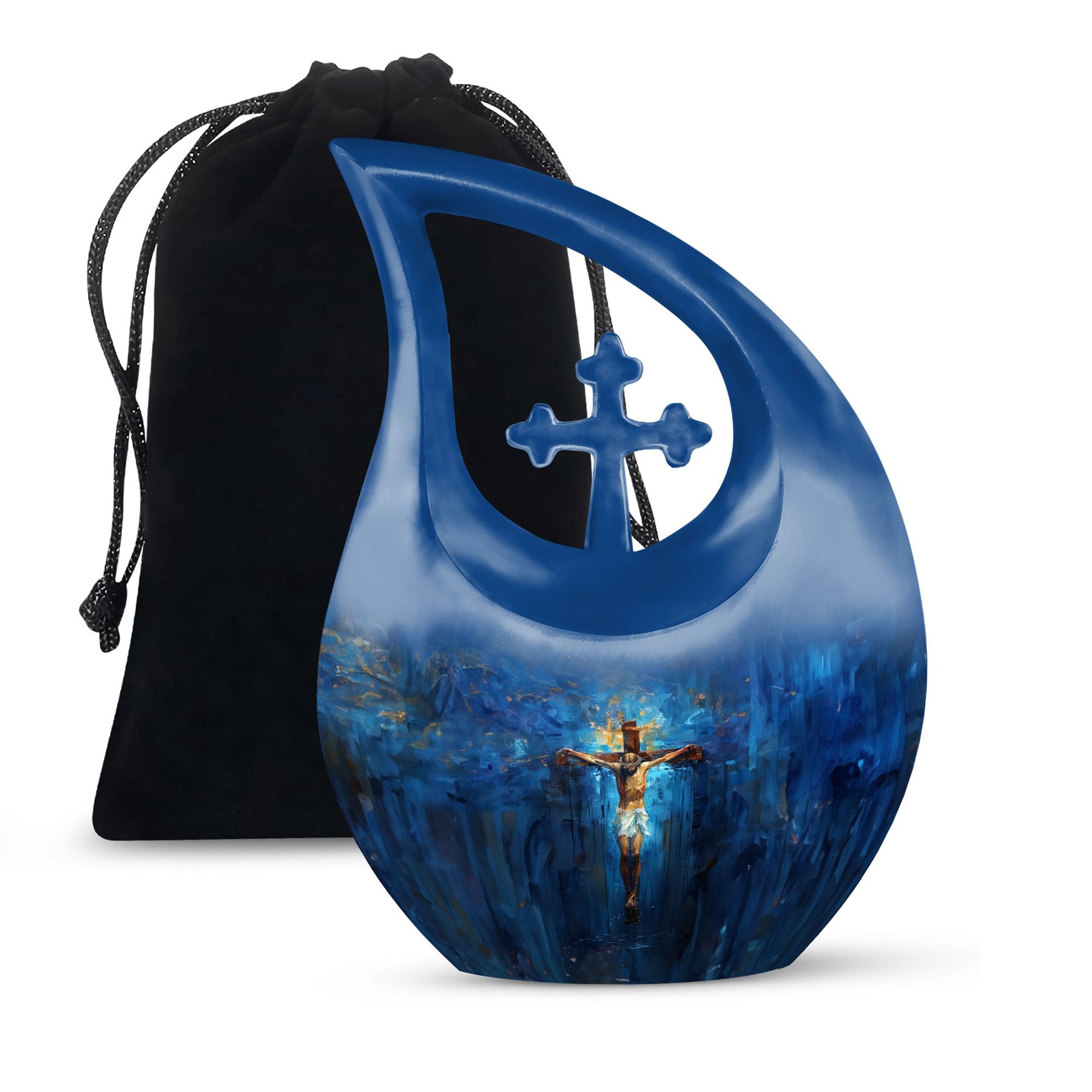 Jesus Theme Large Urn 10 Inch