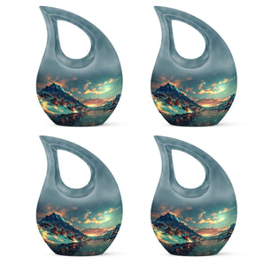 Majestic Sky Theme 3 Inch Keepsake Pack of 4