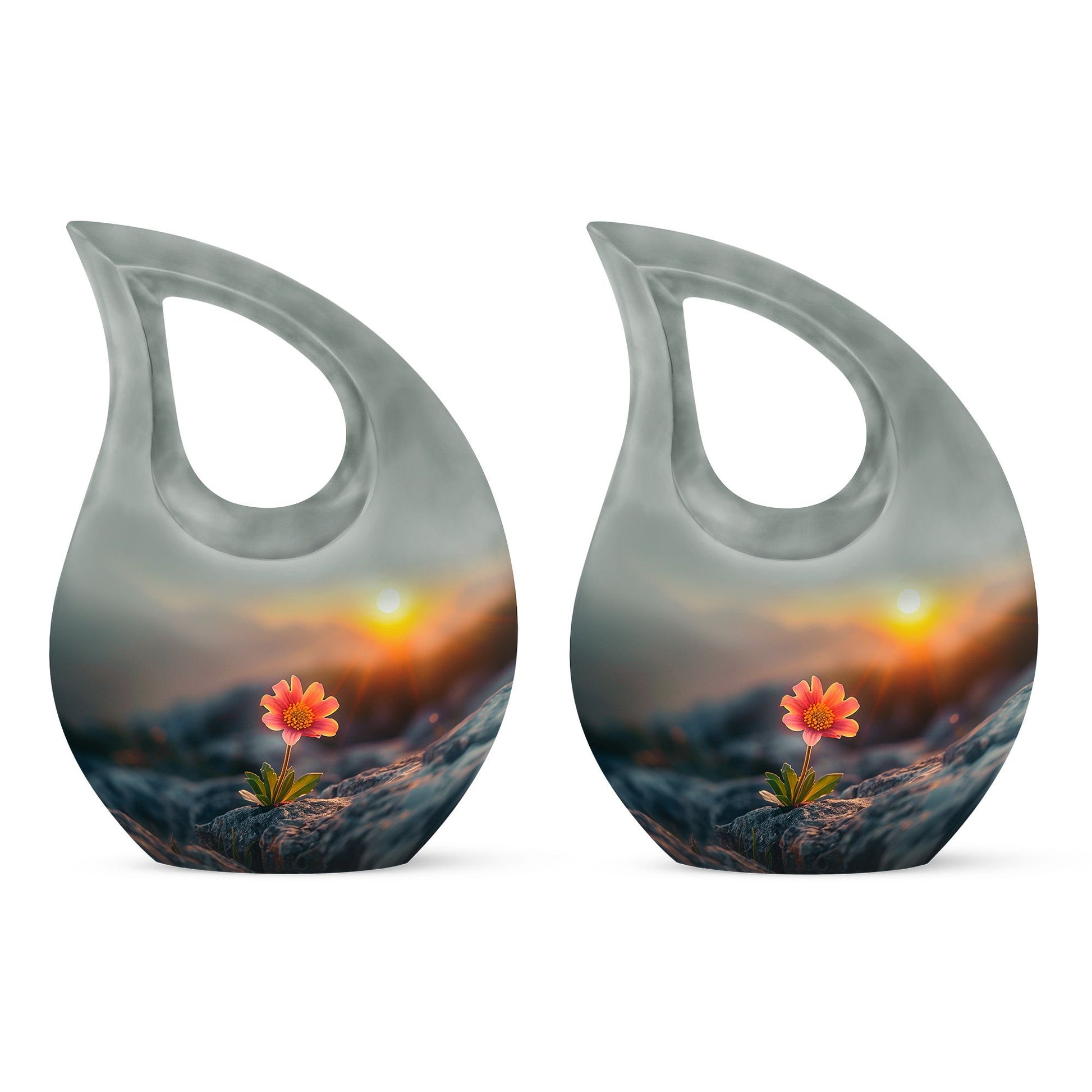 Flower Theme 3 Inch Keepsake Pack of 2