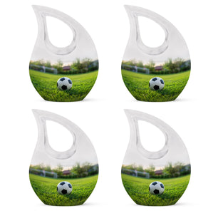 Foothball Theme 3 Inch Keepsake Pack of 4