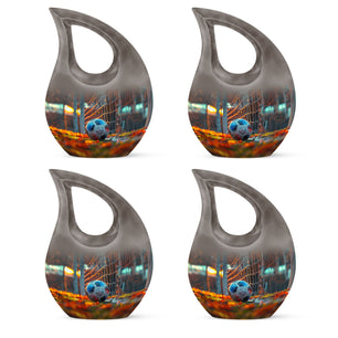 Foothball Theme 3 Inch Keepsake Pack of 4