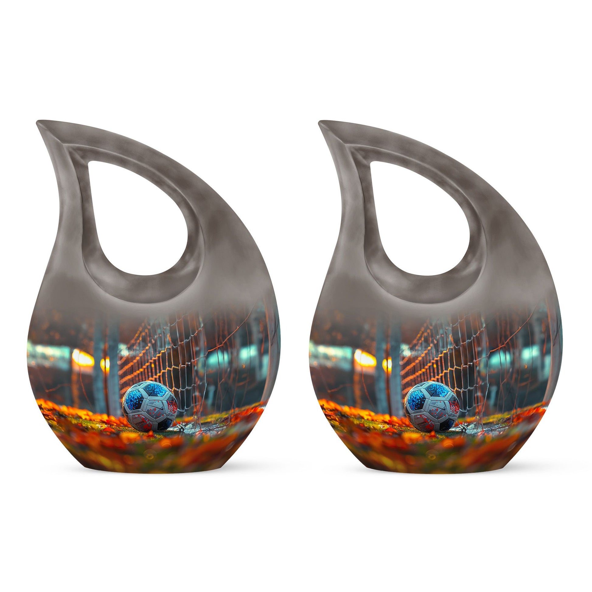 Foothball Theme 3 Inch Keepsake Pack of 2
