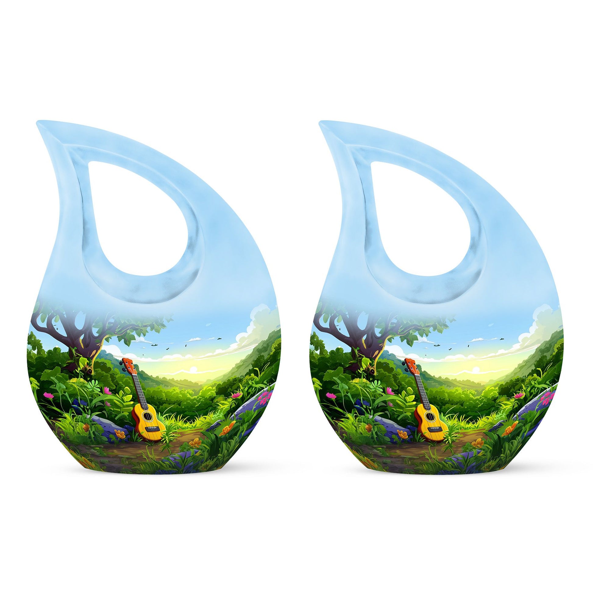 Guitar Theme 3 Inch Keepsake Pack of 2