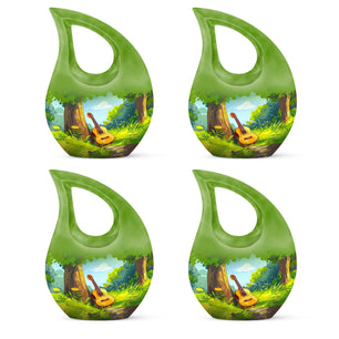 Guitar Theme 3 Inch Keepsake Pack of 4