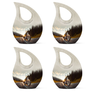 Bike Theme 3 Inch Keepsake Pack of 4