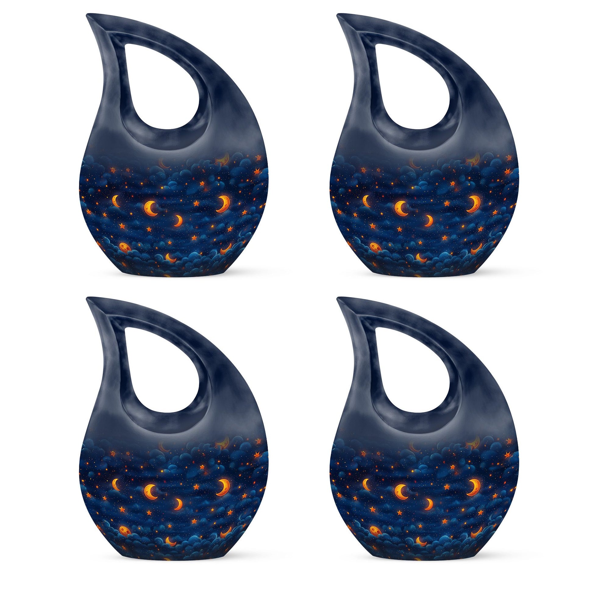 Night Sky Theme 3 Inch Keepsake Pack of 4