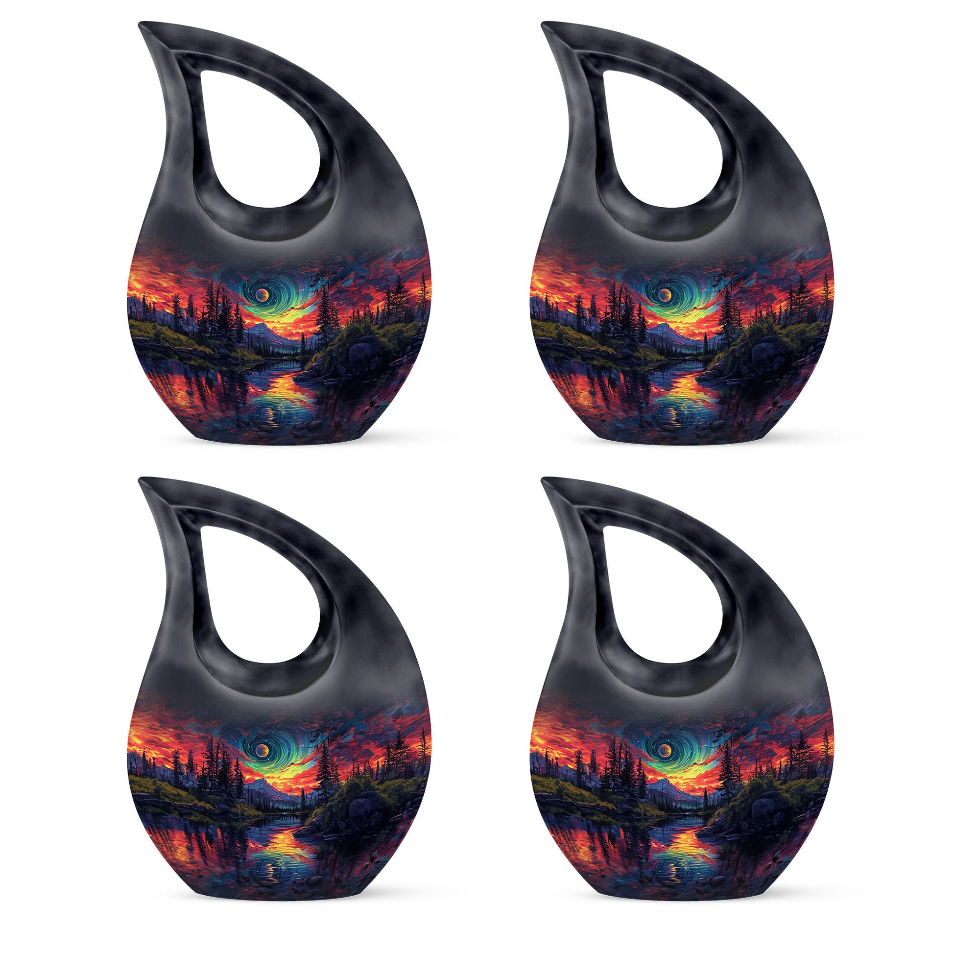 Majestic Sky Theme 3 Inch Keepsake Pack of 4