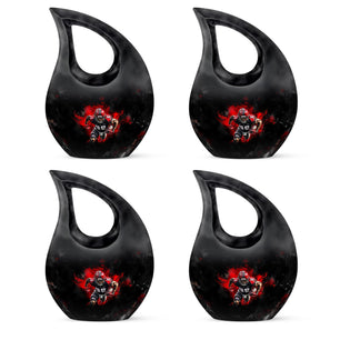 Football Theme 3 Inch Keepsake Pack of 4