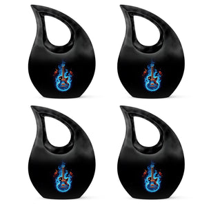 Guitar Theme 3 Inch Keepsake Pack of 4