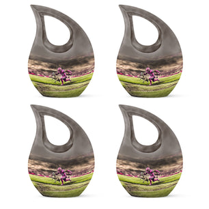 Football Theme 3 Inch Keepsake Pack of 4