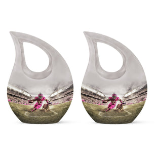 Football Theme 3 Inch Keepsake Pack of 2