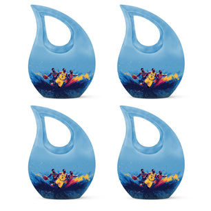 Football Theme 3 Inch Keepsake Pack of 4
