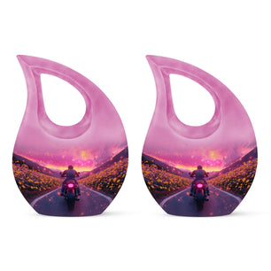 Motorbike Riders Theme 3 Inch Keepsake Pack of 2