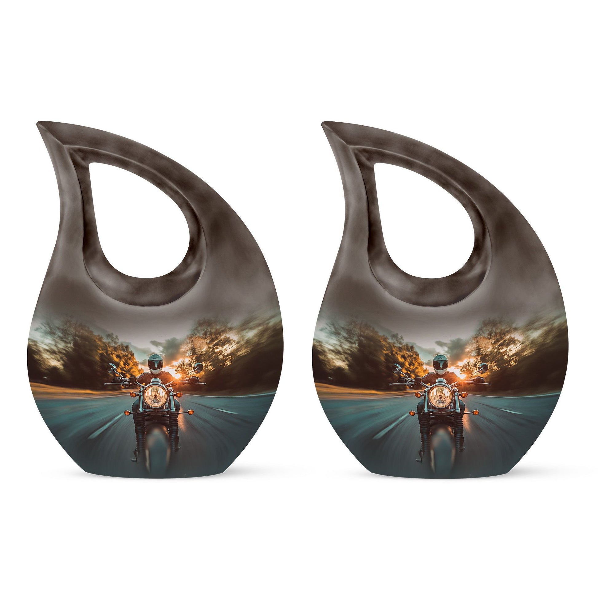 Motorbike Riders Theme 3 Inch Keepsake Pack of 2