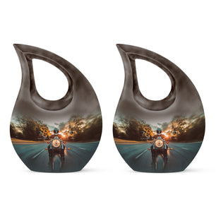 Motorbike Riders Theme 3 Inch Keepsake Pack of 2
