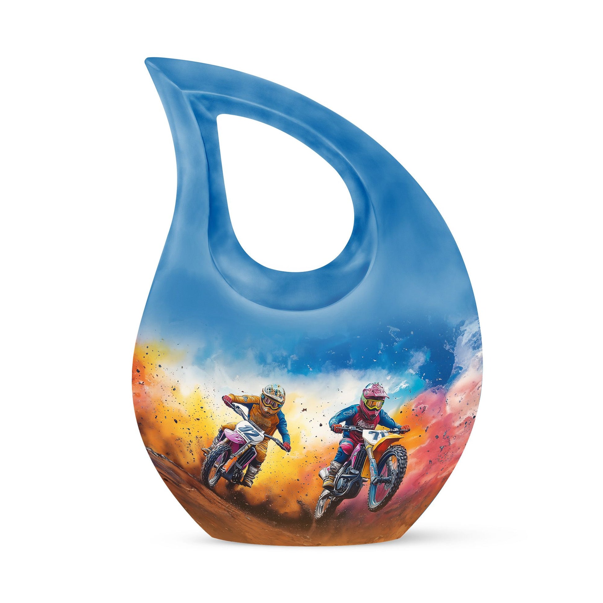 Motorbike Race Theme 3 Inch Keepsake