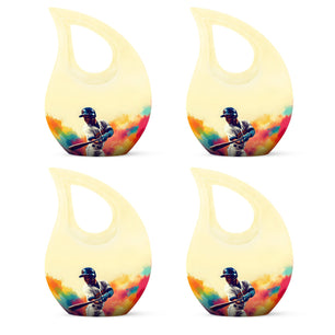 Baseball Theme 3 Inch Keepsake Pack of 4