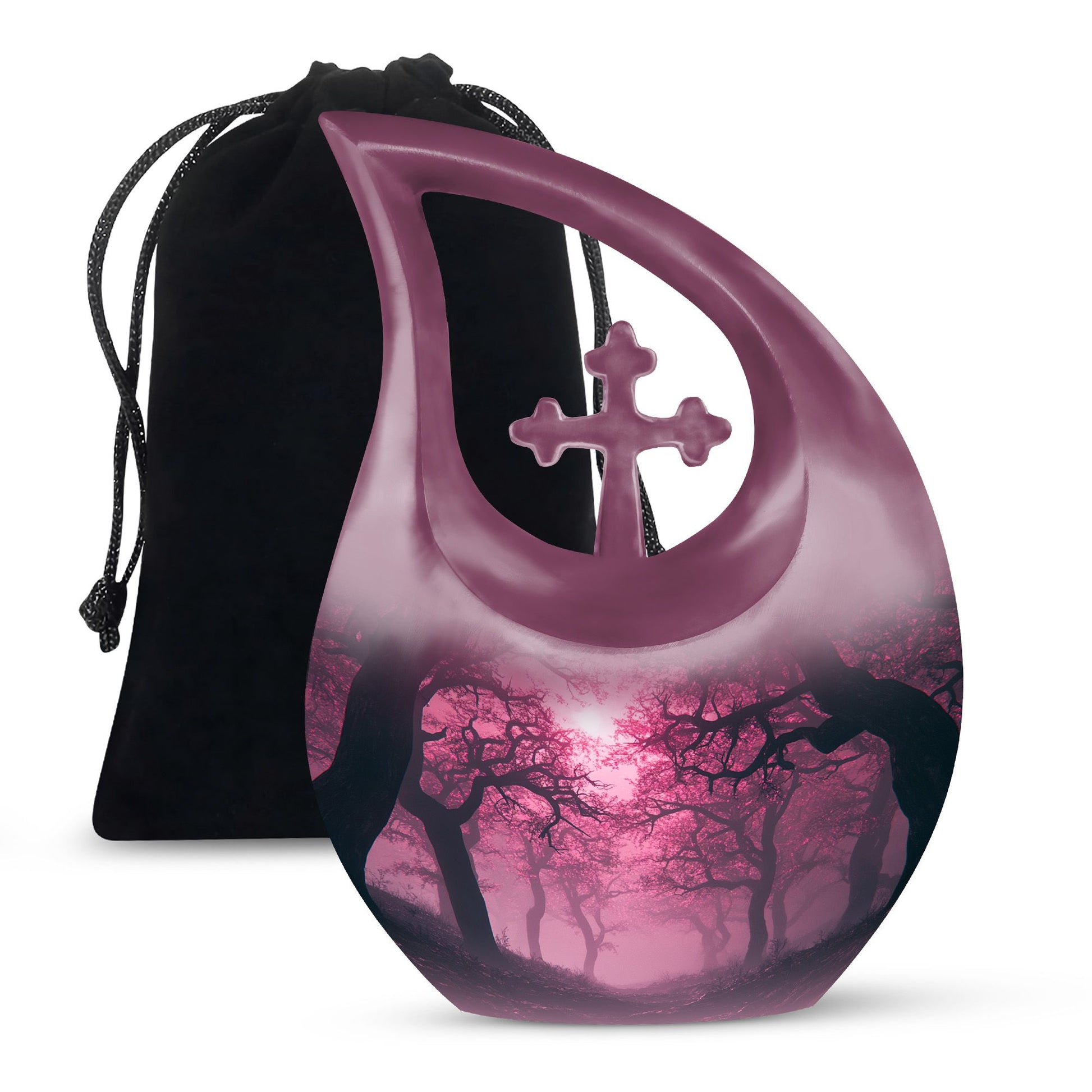 Tree Theme Large Urn 10 Inch
