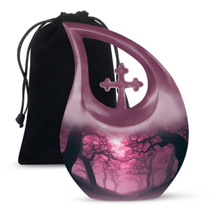 Tree Theme Large Urn 10 Inch