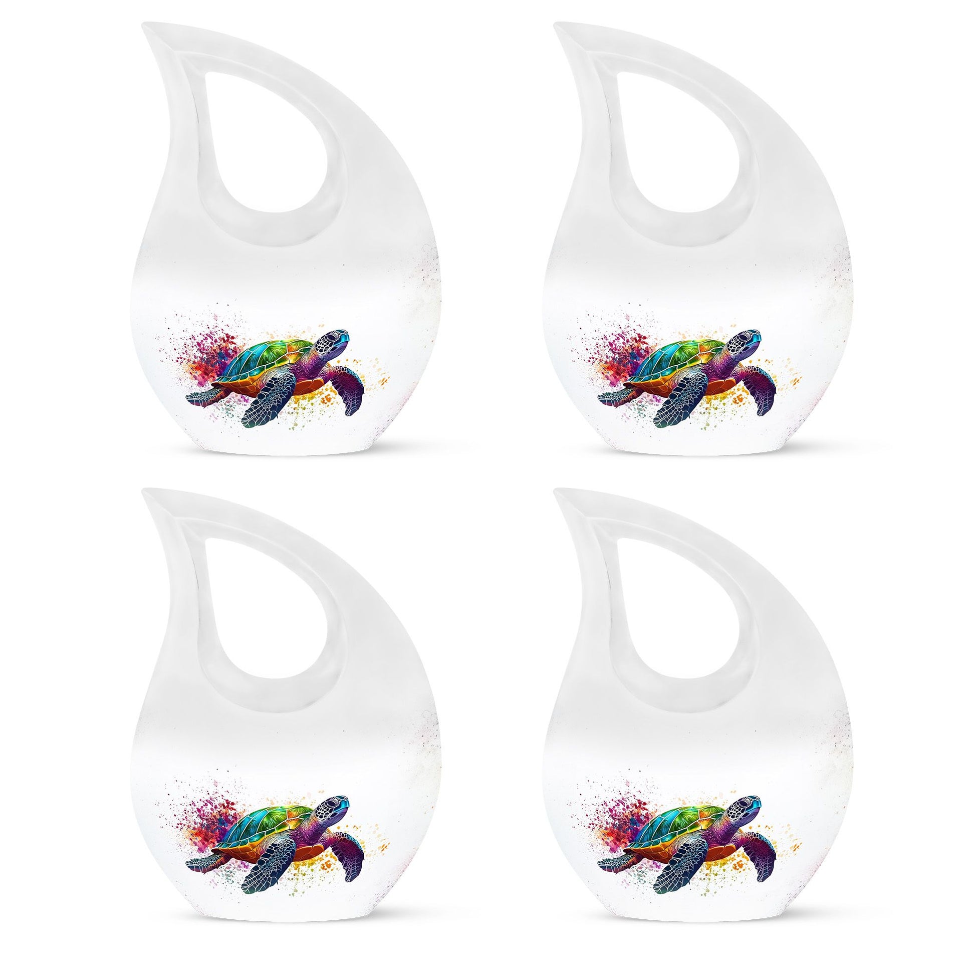 Tortoise Theme 3 Inch Keepsake Pack of 4