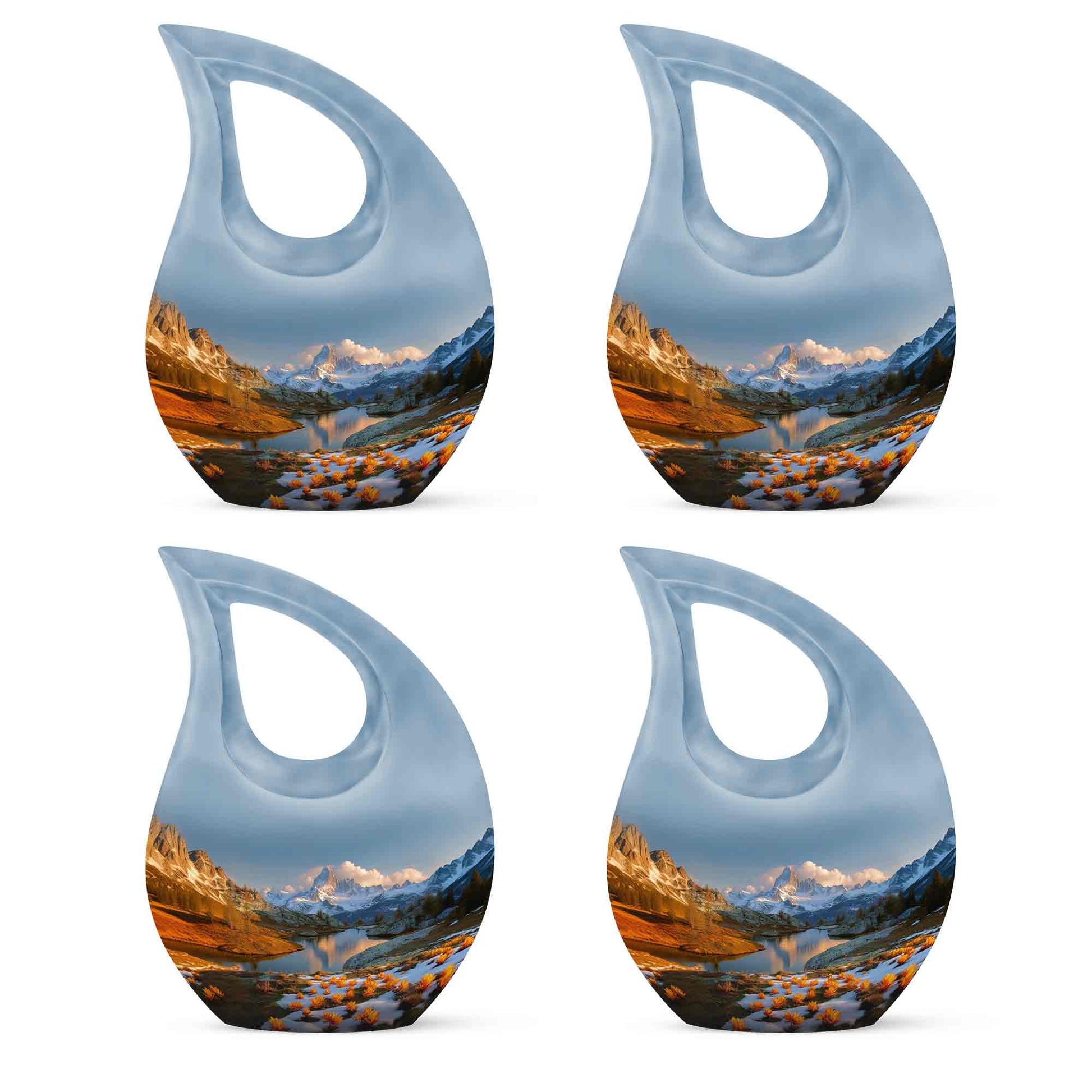 Nature Theme 3 Inch Keepsake Pack of 4